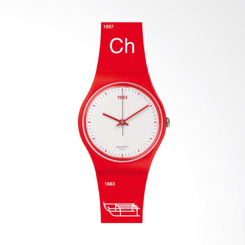 Swatch Schwiizitude Jam Tangan Pria - Merah GR168