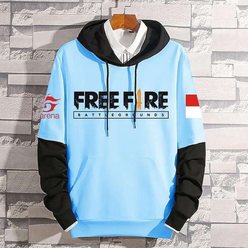 Jual SAJANGSHOP FREE FIRE HOODIE PRIA JAKET HOODIE PRIA