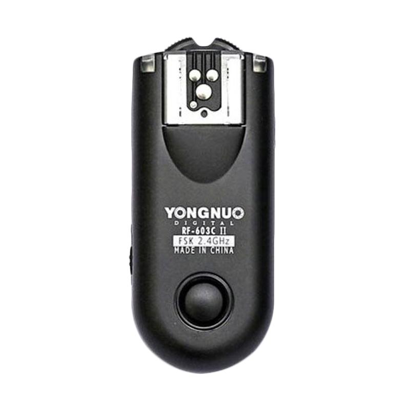 yongnuo rf 603c ii wireless flash trigger for canon 2 4 ghz