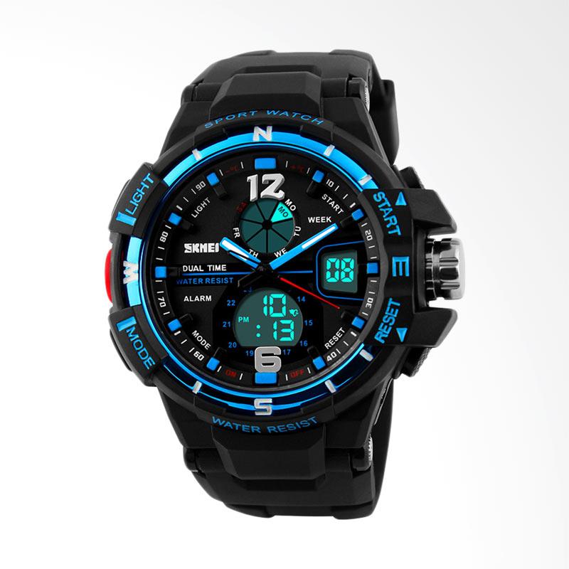 Jual Skmei Ad1148 Jam Tangan Pria Digital Analog Sport Cowok Led Casio Baby G Shock Fortuner Wr 50m 1148 Biru Online Januari 2021 Blibli