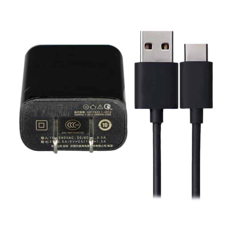 Jual Xiaomi Travel Adaptor Charger With Kabel Data Type C Black
