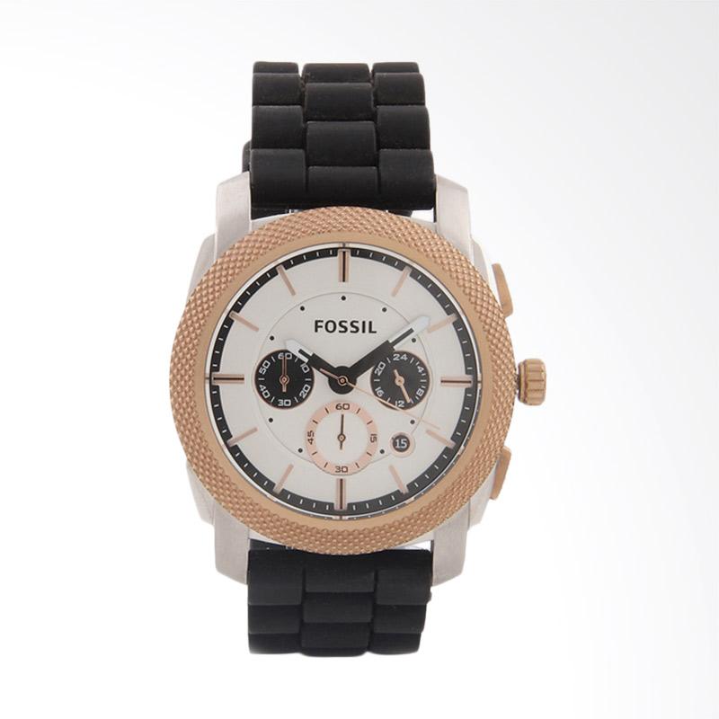 Promo Fossil Machine Chronograph Jam Tangan Pria Black [fs4716