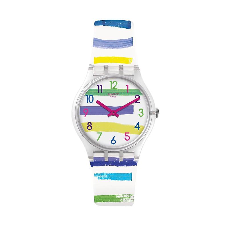 Swatch Colorland GE254 Swiss Made Jam Tangan Wanita Original