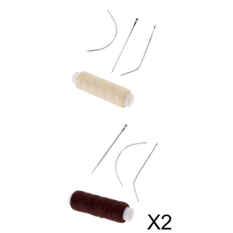 Promo 3x Cotton Hair Track Weft Weaving Sew Decor Thread for Hair Extension  Diskon 29% di Seller Homyl - China | Blibli