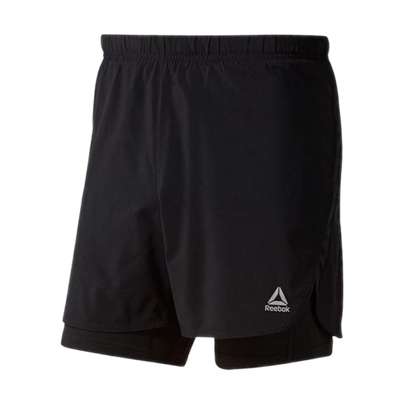 Jual Reebok Run Essentials Two in One Men s Shorts Celana Olahraga