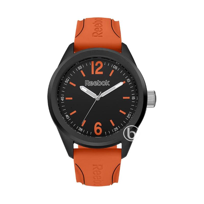 Reebok Spindrop Speed Jam Tangan Pria [RF-SDS Original] Black Orange