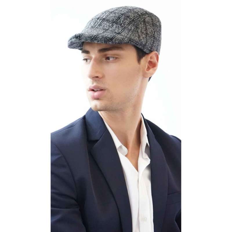 Jual Topi Fedora Hat PAINTER GREY LIST 