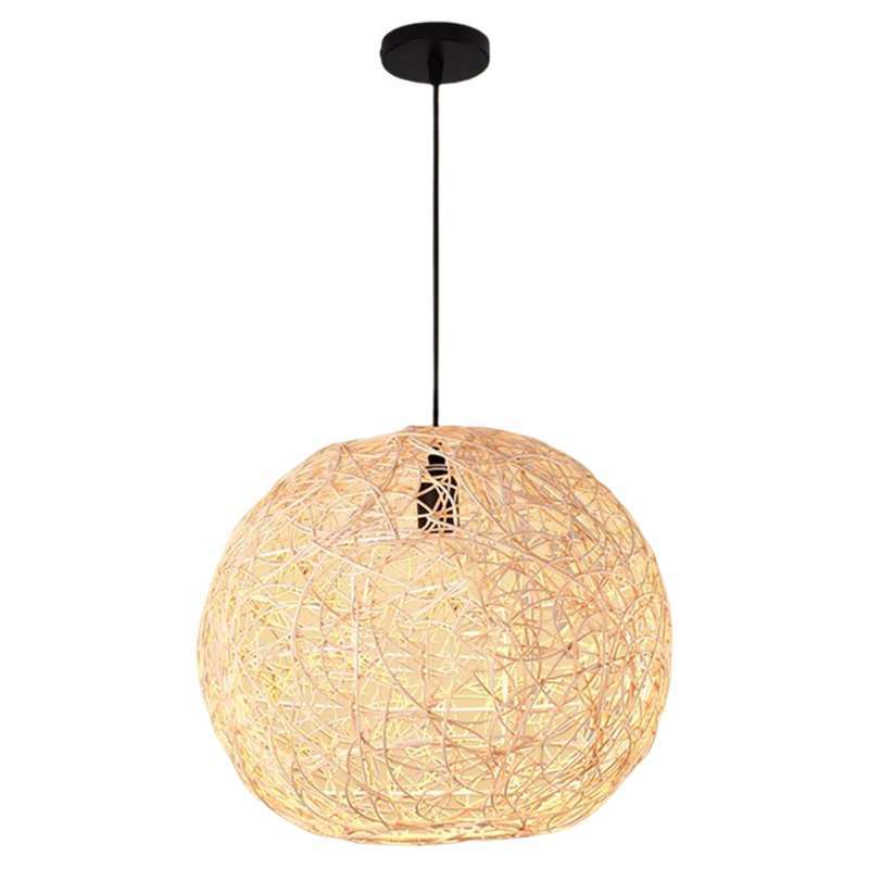 Promo Rustic Bamboo Woven Light Shade 