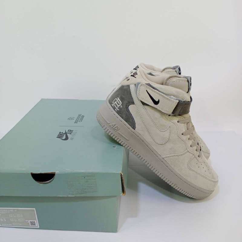 Jual Nike Air Force 1 Mid x Reigning Champ Grey di Seller