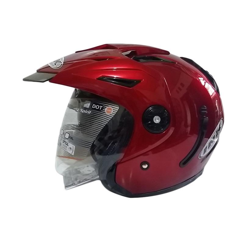 INK T1 Helm Half Face - Solid Red Marron Extra diskon 7% setiap hari Extra diskon 5% setiap hari Citibank – lebih hemat 10%