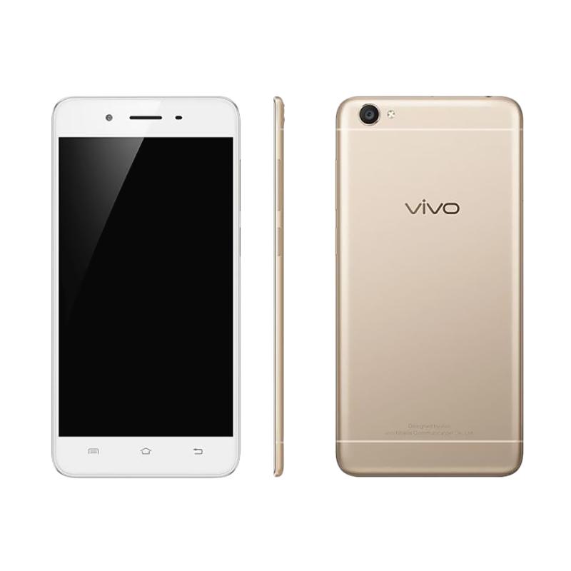 VIVO Y55S Smartphone - Gold [16 GB/ 2 GB] Free Catok Rambut Mini+I-IRing