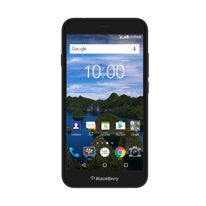 Blackberry Aurora Smartphone - Black [32GB/4GB] - Free Flip Cover Original