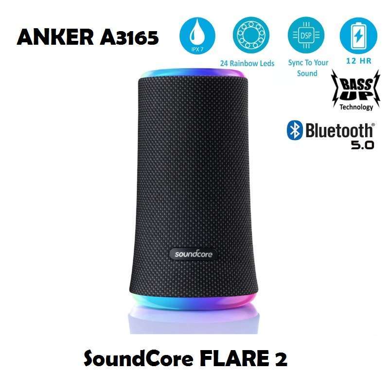 Image of Anker Soundcore Flare 2 portable Bluetooth speaker