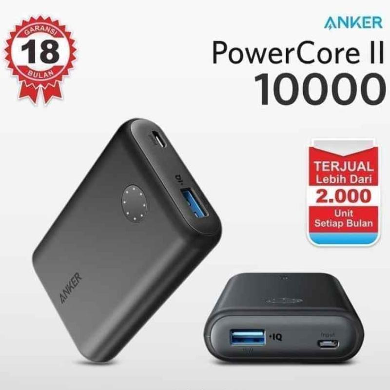 Power Bank Quick Charge 3.0 Anker Powerbank Powercore Ii 10000Mah Original
