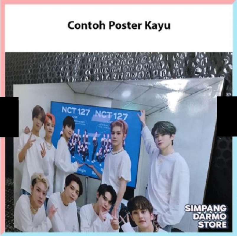 Jual Poster Kayu Custom Ukuran Besar 60x40 Gambar Sendiri Request Boleh Kpop Bts Nct Blackpink Dll Murah Mei 2021 Blibli