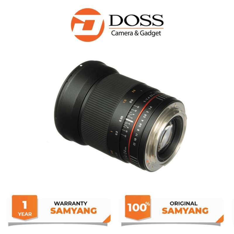 samyang 24mm f 1 4 ed as umc wide angle lens for canon