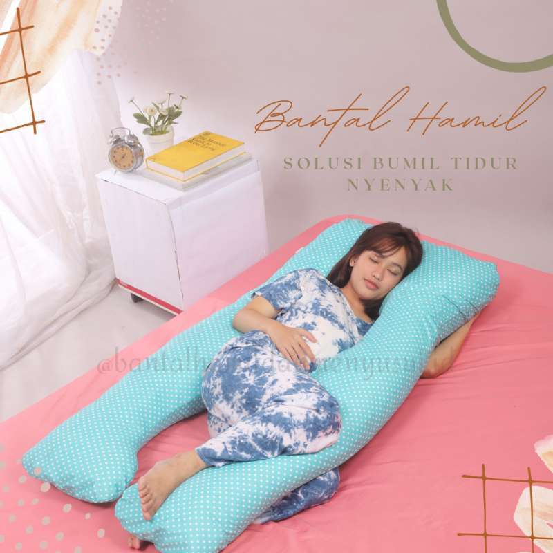 Jual Bantal Hamil My Bunda Bantal Ibu Hamil Bantal Hamil Dan Menyusui Maternity Pillow Premium Polkadot Tosca Murah Mei 2021 Blibli
