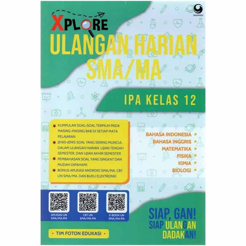 Jual Xplore Ulangan Harian Sma Ma Ipa Kelas 12 Online April 2021 Blibli
