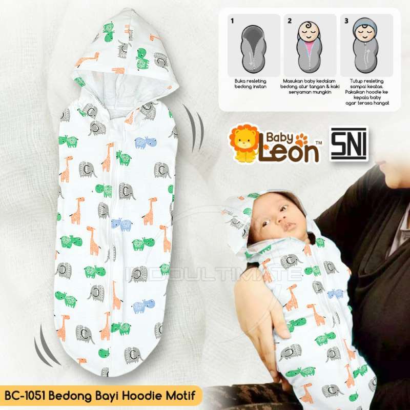 Jual 1 Pcs Bedong Hoodie Instan Bedong Bayi Instan Baby Leon Bc 105 1 Baju Bayi Perlengkapan Bayi Animal Murah Mei 2021 Blibli