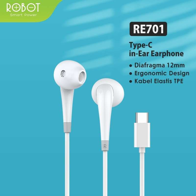 Promo Headset Robot RE701 Wired Headset 