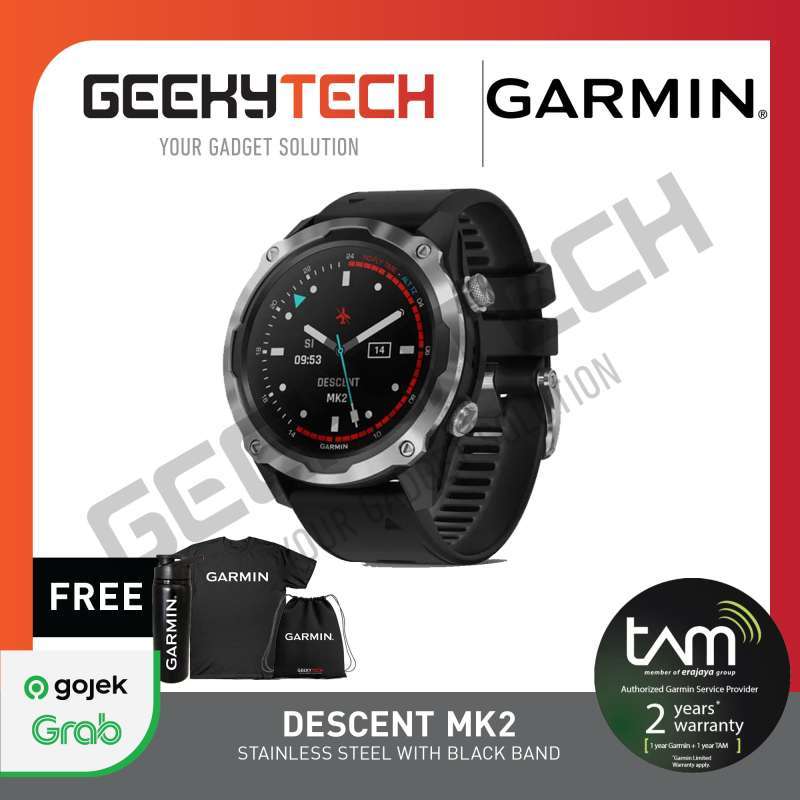 Jual Garmin Descent Mk2 Stainless Steel 