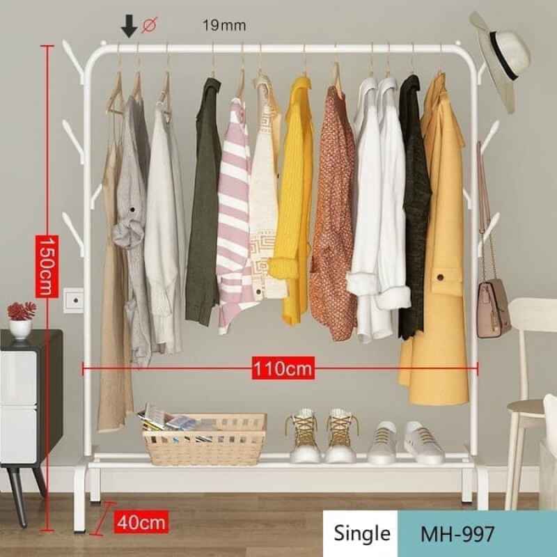 Jemuran Baju Portable Besi Rak Gantungan Pakaian Gawang Single 997 Terbaru Juli 2021 Harga Murah Kualitas Terjamin Blibli