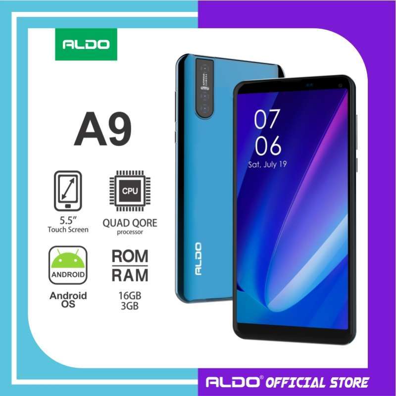 Jual Aldo Hp Smartphone A9 3g Ram 3 Gb Rom 16 Gb Murah Mei 2021 Blibli