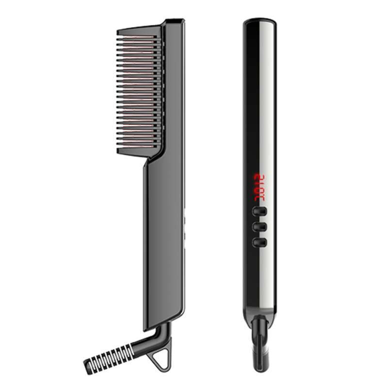Wet and dry straightening brush