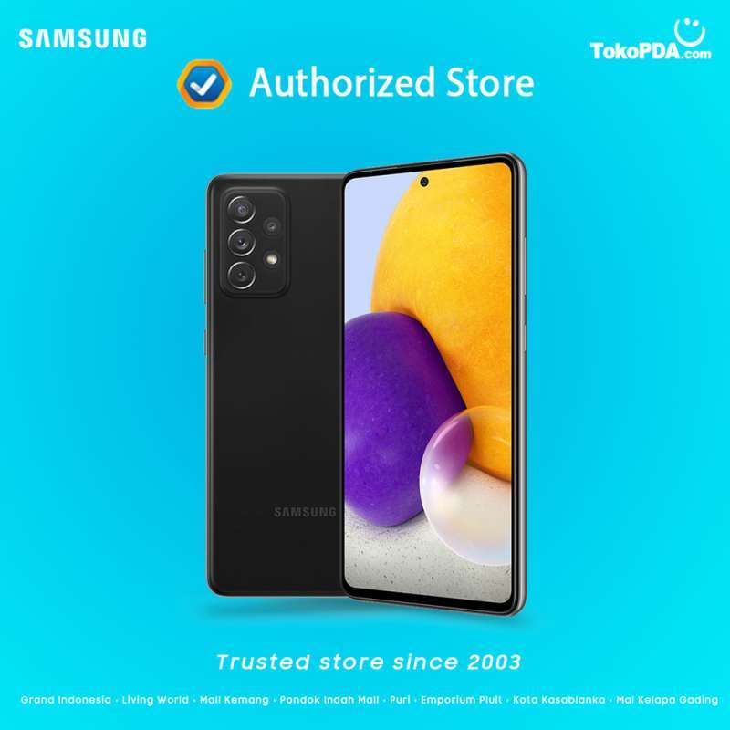 samsung galaxy a72 8 128gb smartphone garansi resmi samsung indonesia