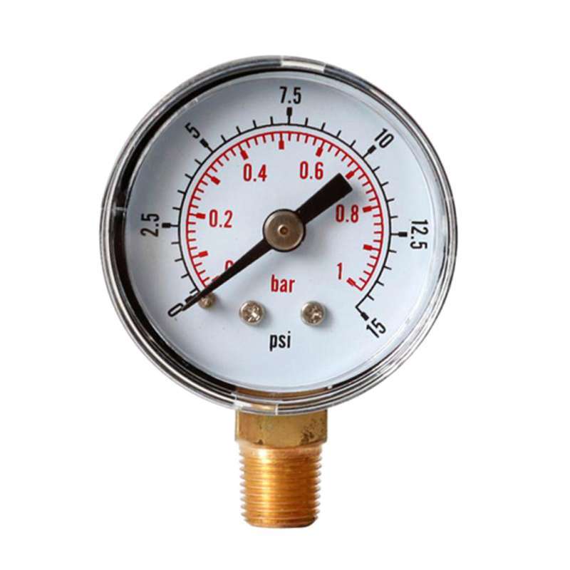 Promo Pressure Gauge 0-15PSI 0-1Bar Dial Pneumatic Hydraulic Air Pressure  Measure Diskon 33% di Seller Homyl - China | Blibli