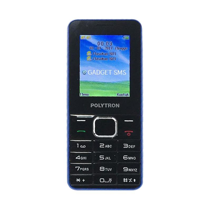 POLYTRON Candybar Dual SIM C205 Handphone - Blue