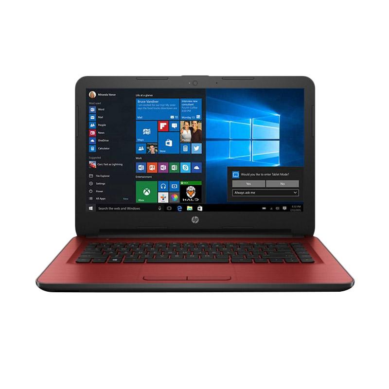 HP 14-AM507TU Notebook - Red [Intel Core i3-6006U/ 500GB/ 4GB/ 14 Inch/ Windows 10]