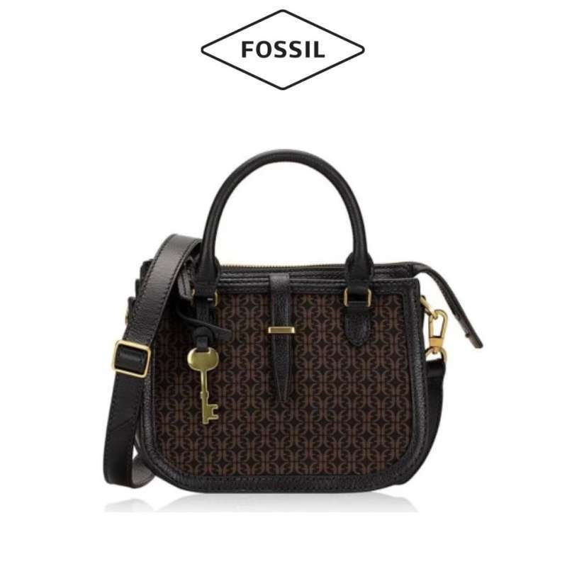 Fossil ryder mini satchel black clearance
