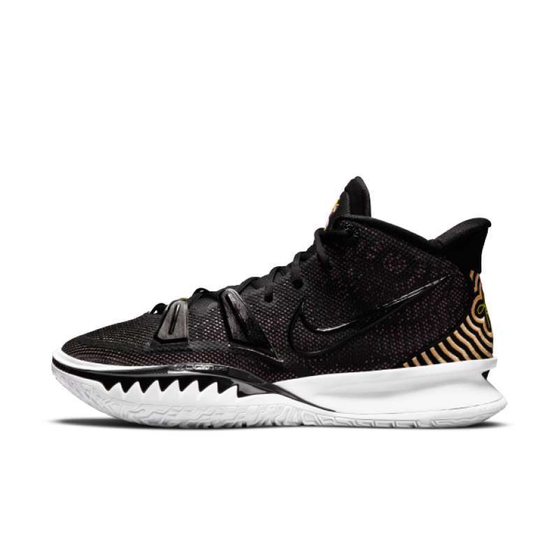 kyrie 7 black white
