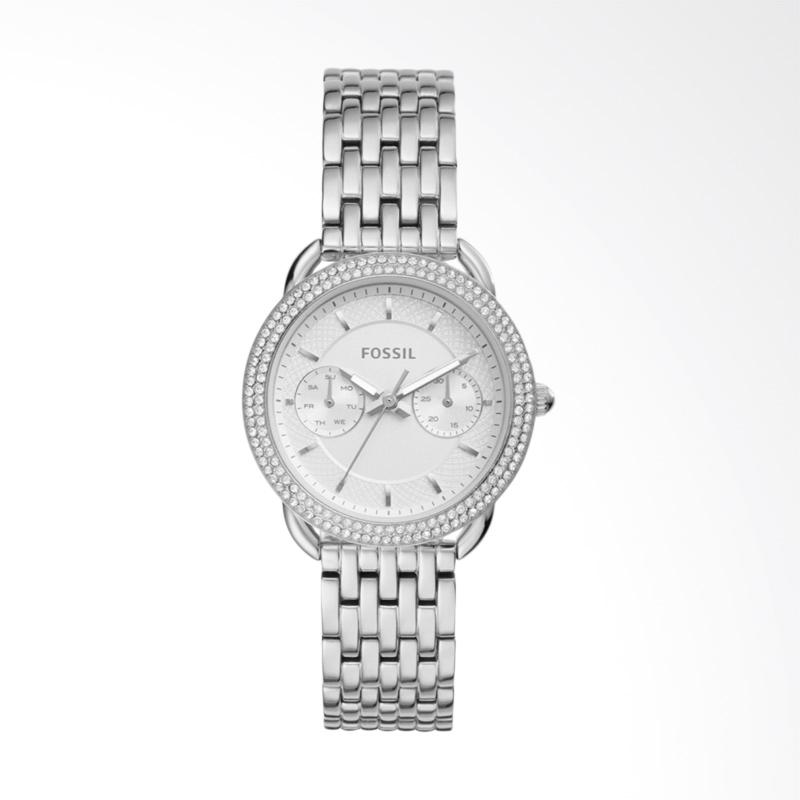Fossil ES4054 Tailor Multifunction Stainless Steel Jam Tangan Wanita  Silver