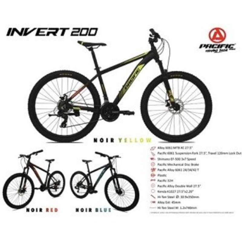 Jual SEPEDA PACIFIC MTB INVERT 200 3X7 SPEED 26 INCH di Seller
