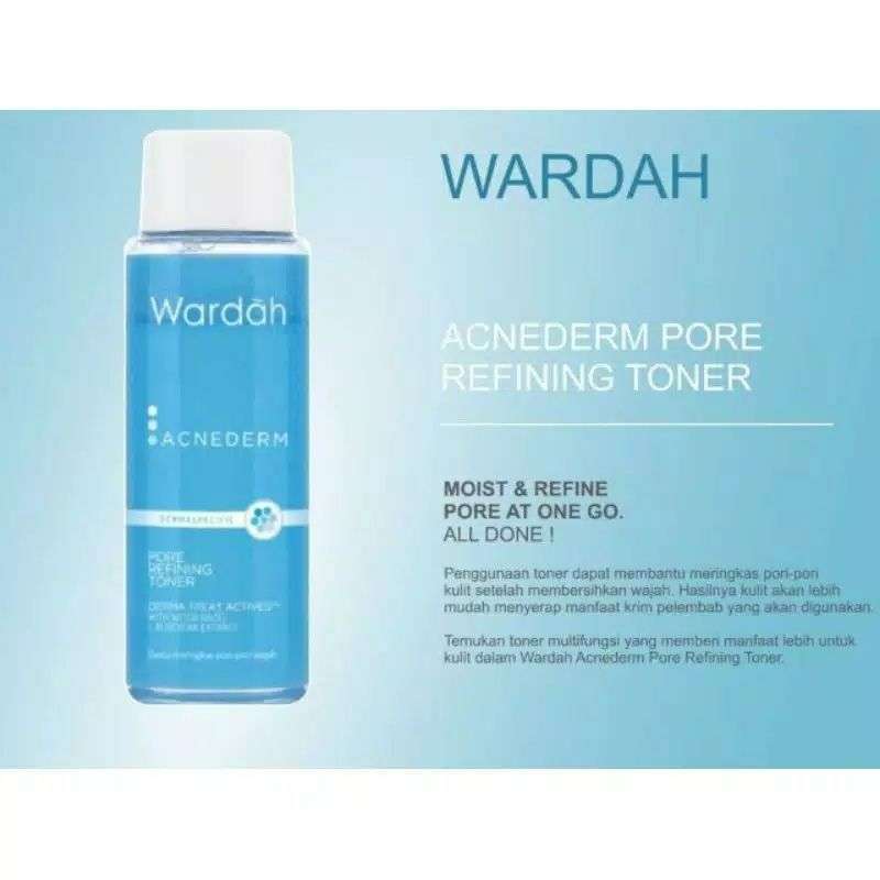 Wardah acnederm pore refining toner deals