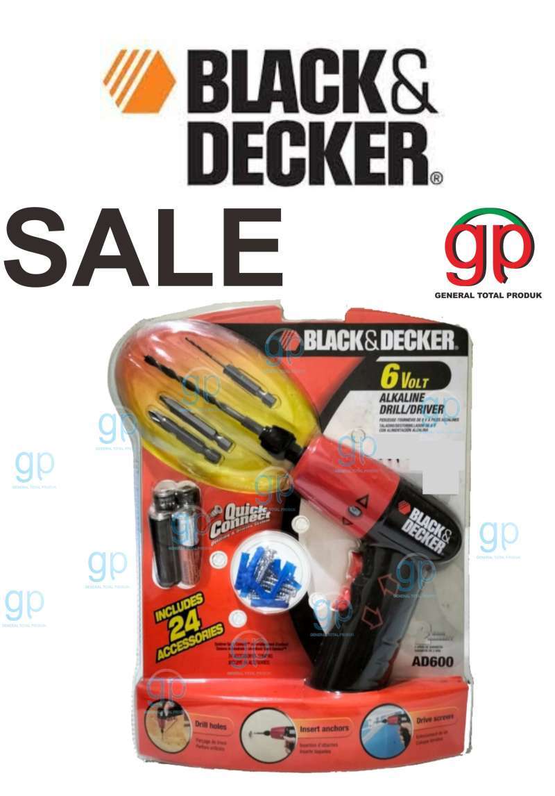 Jual Black Decker Bor Baterai Ad600 Alkaline Drill driver Ad 600 Di Seller Generaltotalproduk Generaltotalproduk Kab. Banyumas Blibli