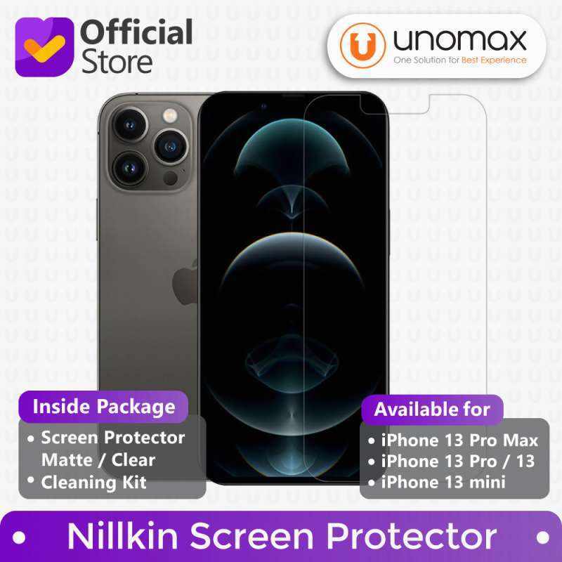 Pelindung Layar Nillkin Anti Glare untuk iPhone 13/13 Pro (6.1) dengan Kejernihan Kristal dan Bahan PET Ultra Tipis, Sempurna untuk Semua Pengguna