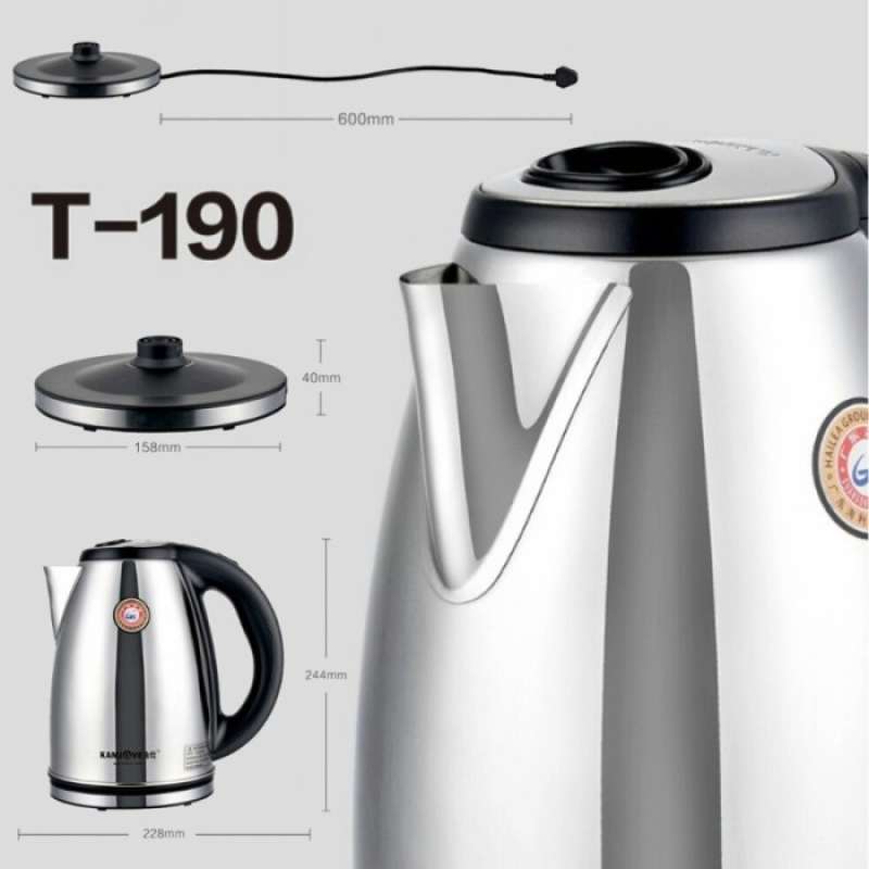 Promo Kamjove T190 Pemanas Air Liter| Pemanas Air Listrik Teko