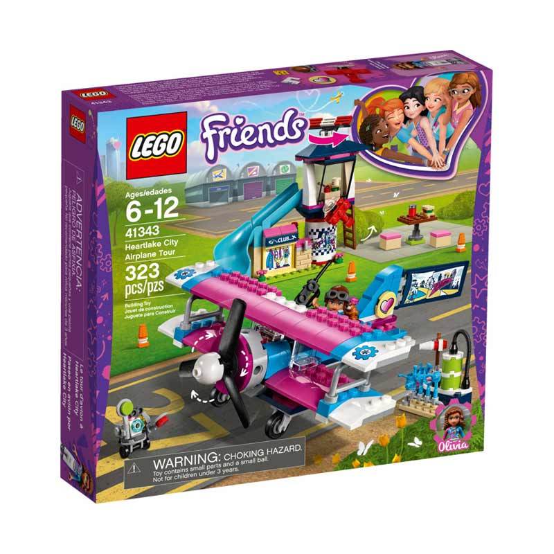 LEGO Friends 41343 Heartlake City Airplane Tour Blocks Stacking Toys