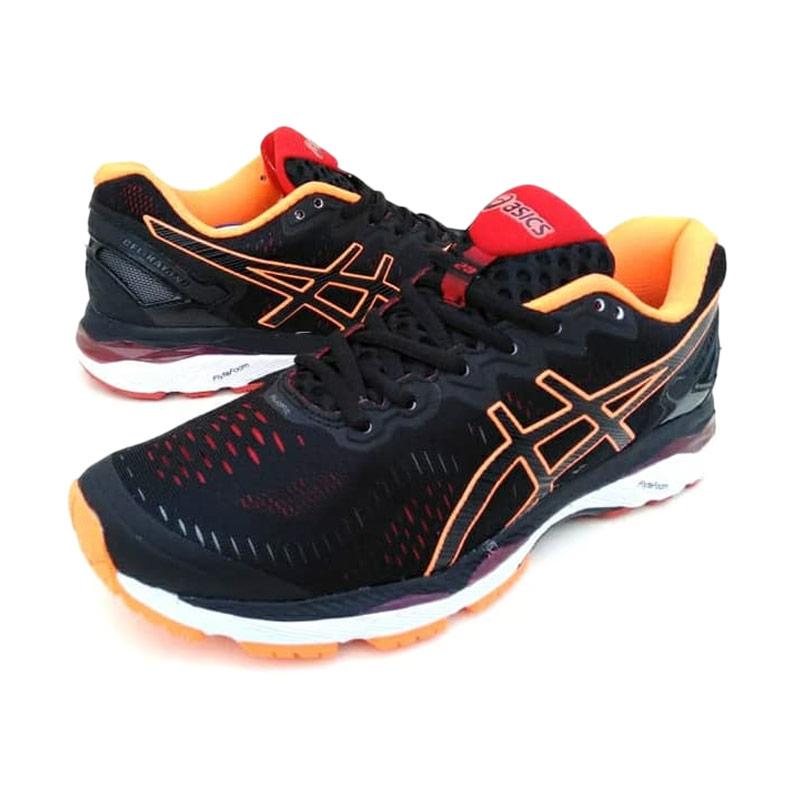 asics gel kayano 23 black orange