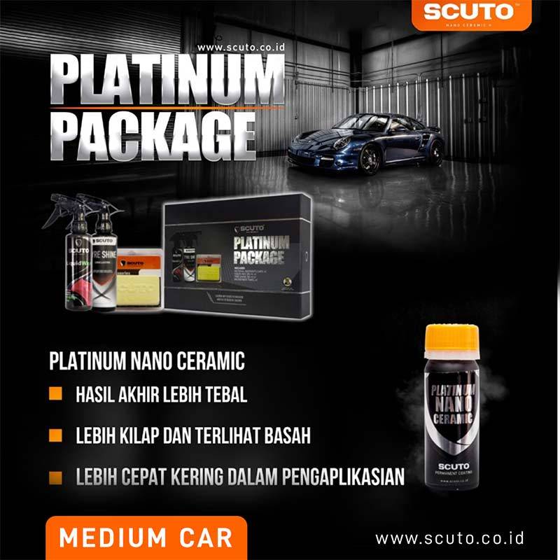 Jual Scuto Nano Ceramic Paint Protection Platinum Package Medium Car Online Oktober 2020 Blibli Com
