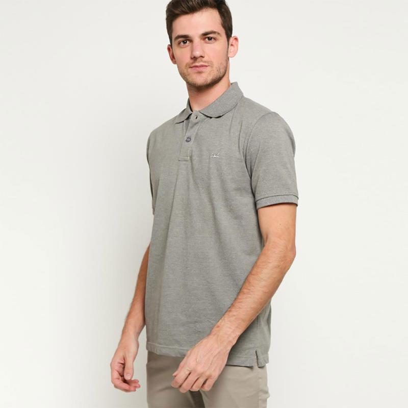 Jual Carvil Men Polo Shirt - Grey [12 