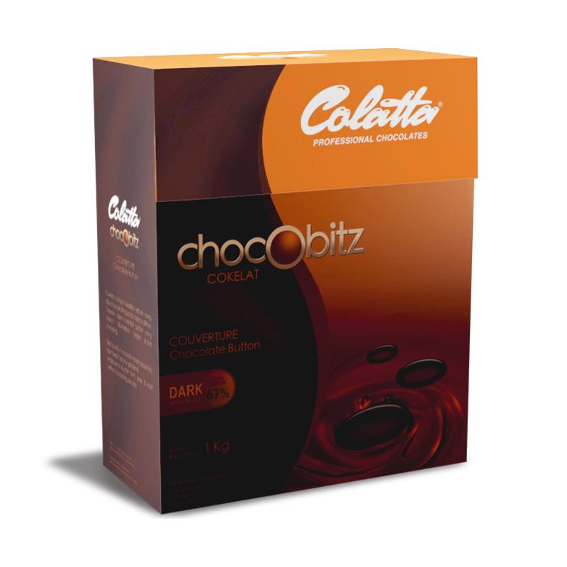 Jual Colatta Chocobitz Button Couverture Dark 67 Chocolate 1 Kg Online Desember 2020 Blibli