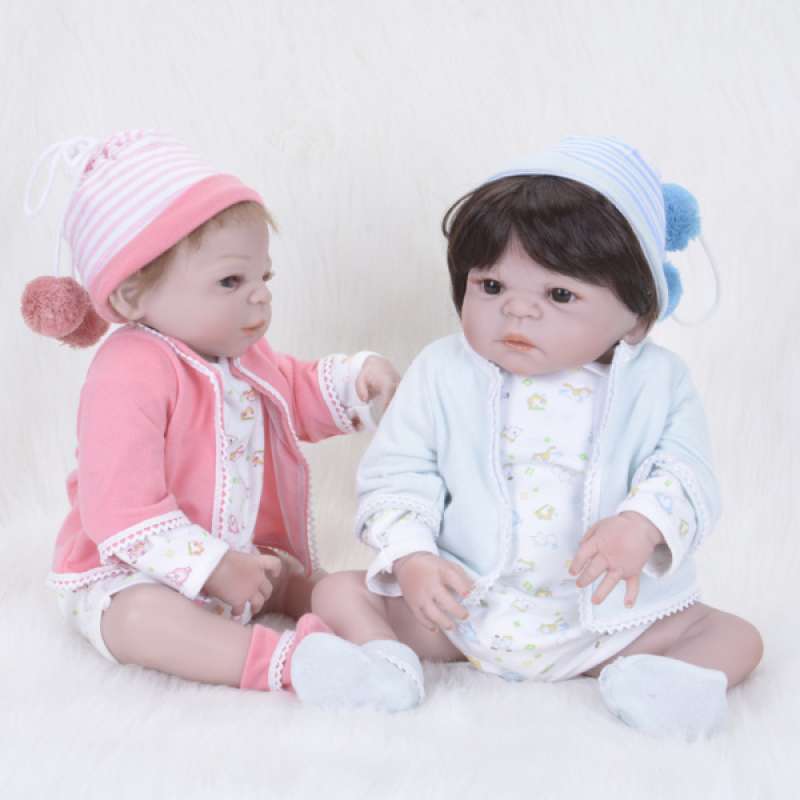 Jual Oem Real Touch Silicone Reborn Baby Girl Doll Newborn Size Fake Toddler Toy 22 Inch Online September 2020 Blibli Com