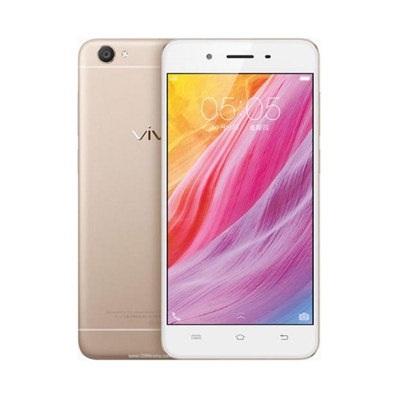 VIVO Y55s Smartphone - Gold [16GB/3GB] Free Catok Rambut Mini+I-IRing