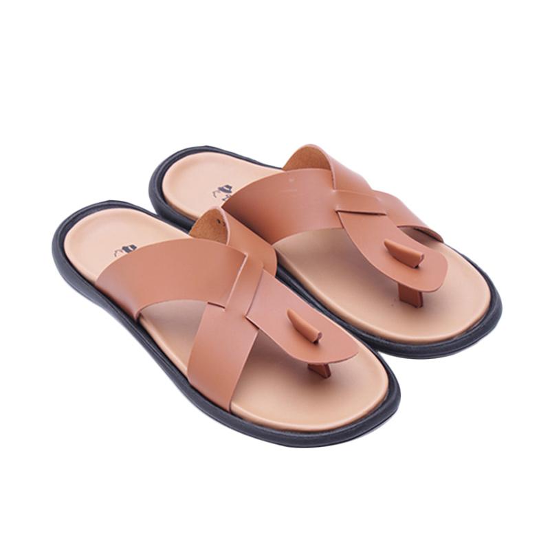 Dr.Kevin 17166 Leather Mens Sandals - Tan