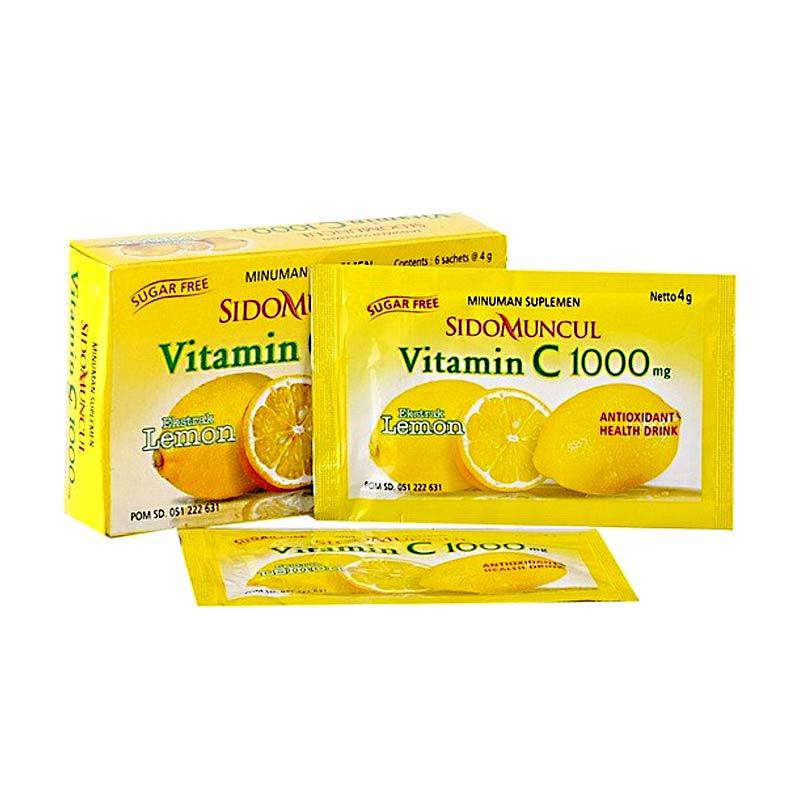 Jual Sidomuncul Vitamin C 1000 Mg Minuman Kesehatan 5 Box 30 Sachet Murah Mei 21 Blibli