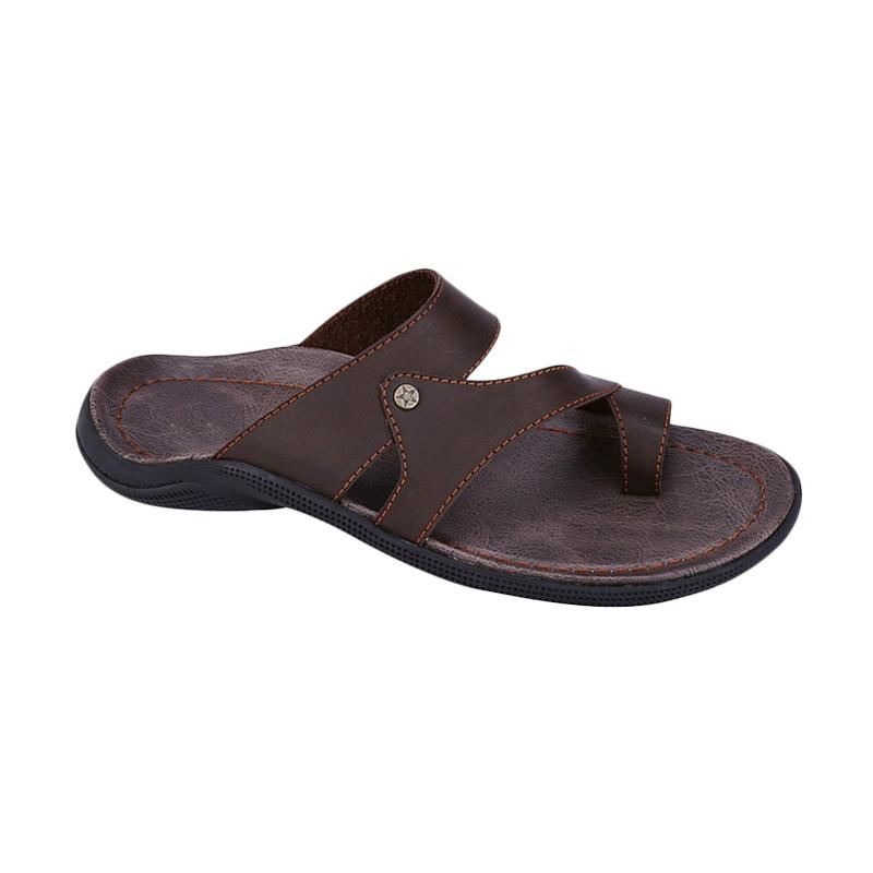 Syaqinah 148 Sandal Pria - Coklat